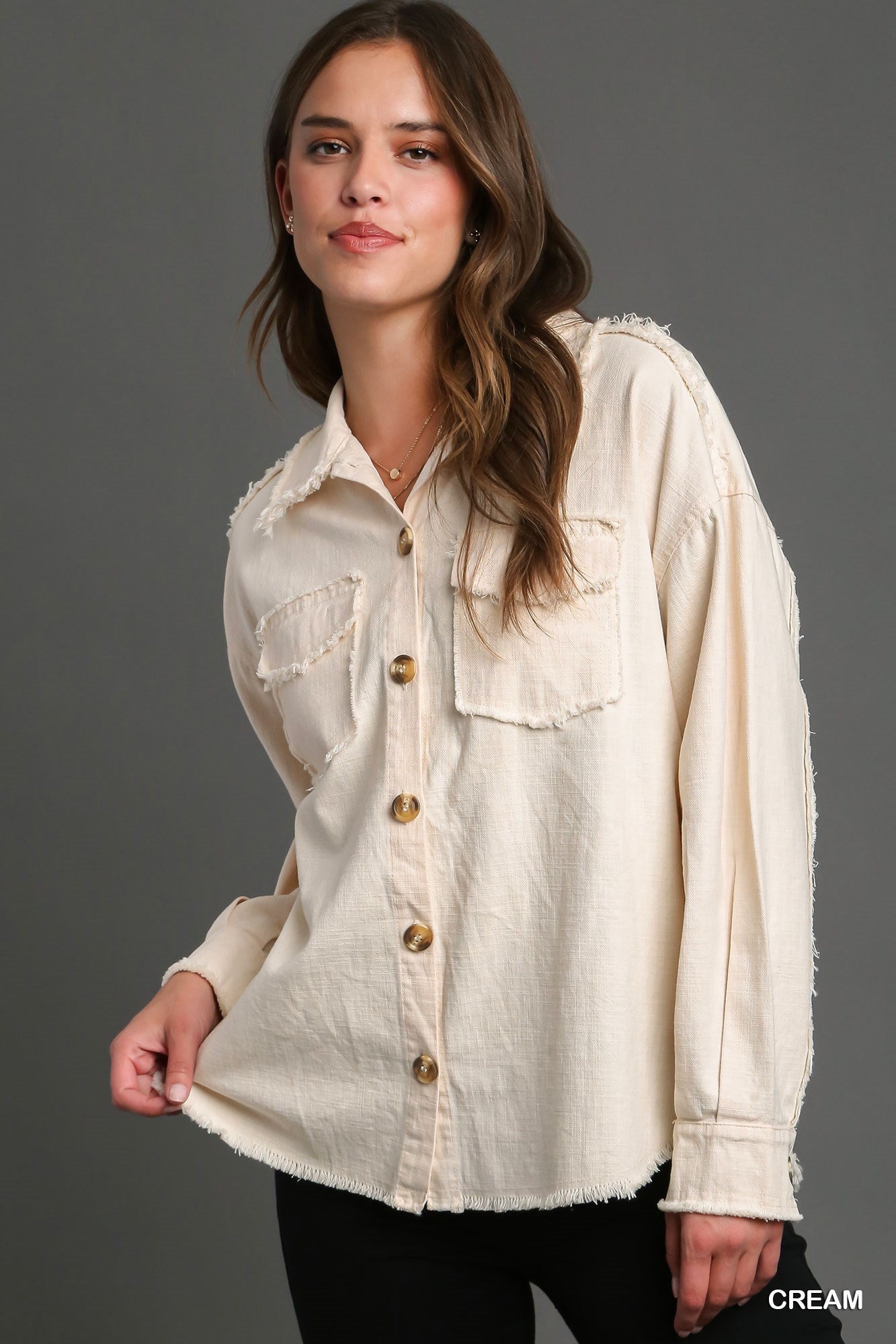 Cotton Overshirt Jacket in size Large