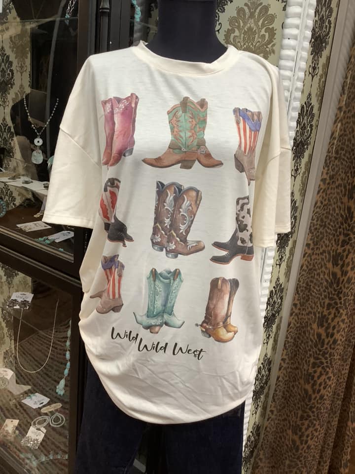 Boots T-shirt Dress