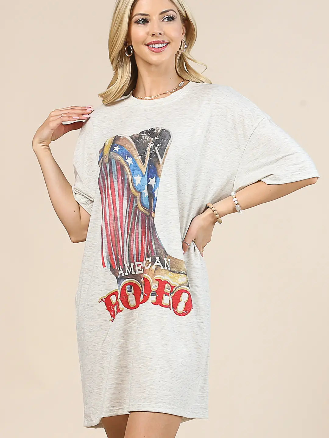 Rodeo Boot T-shirt Dress