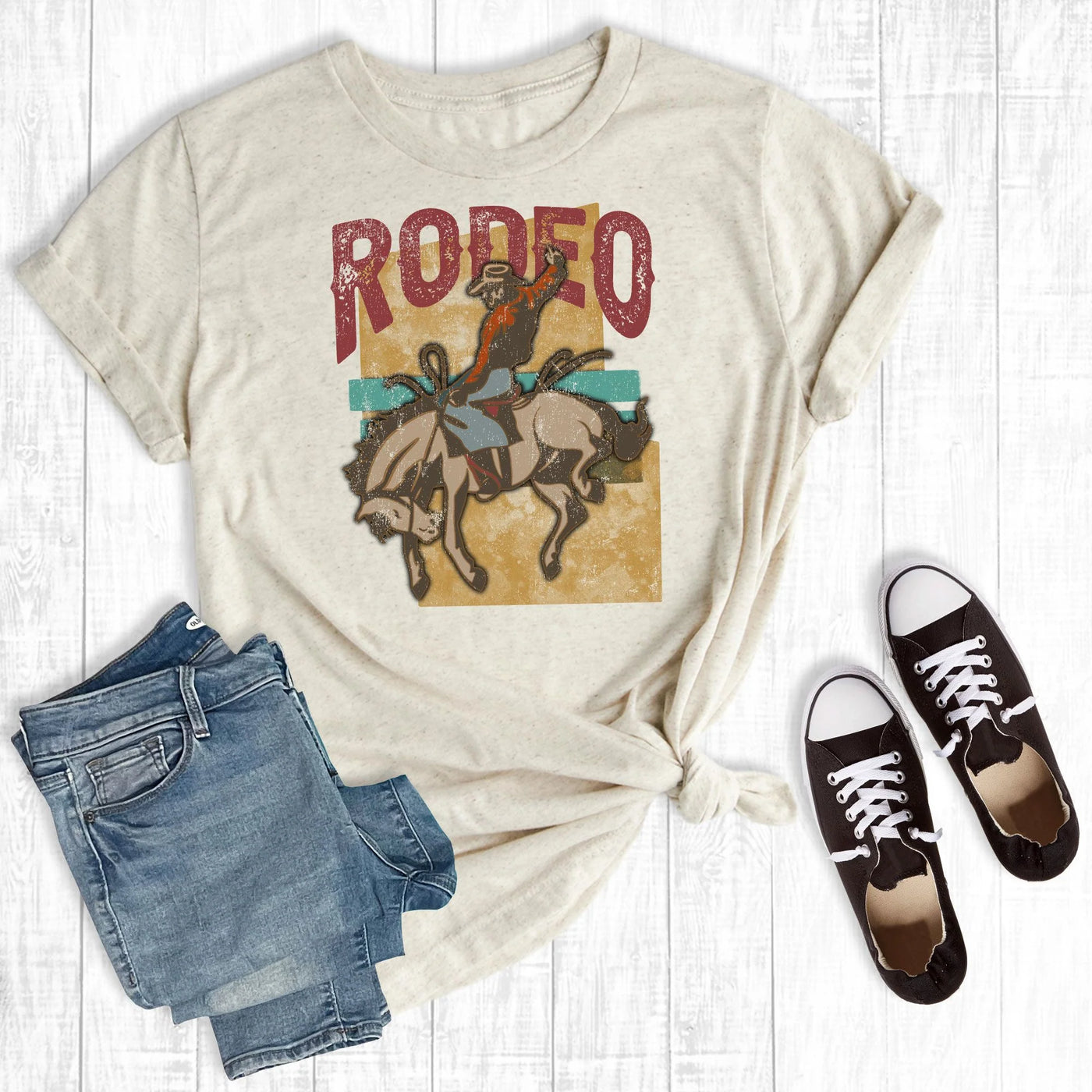 Rodeo Tee in a size large