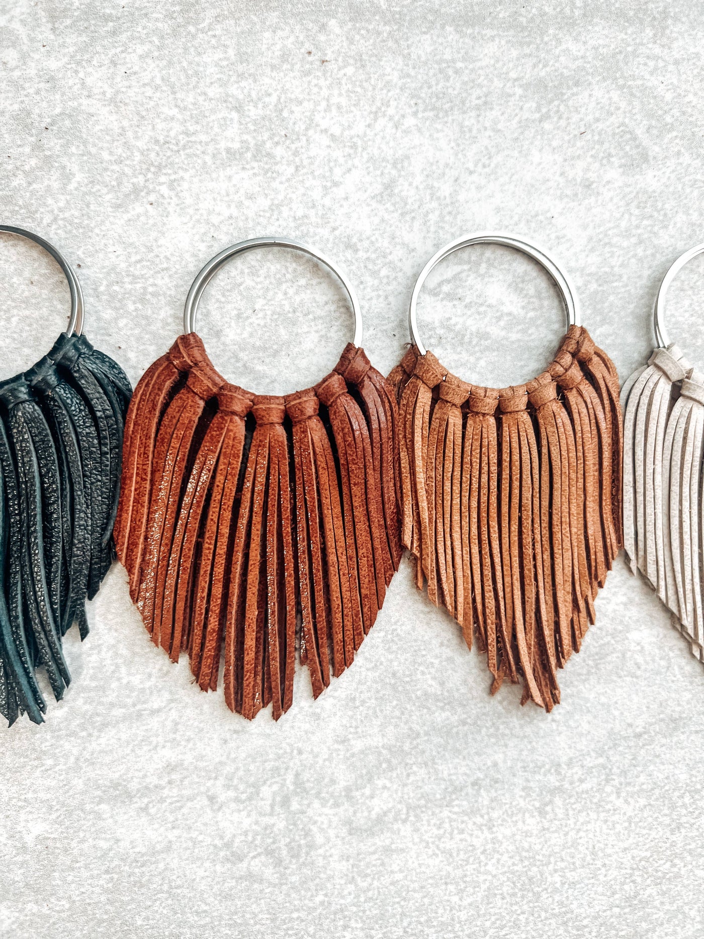 Cascade Fringe Hoops Earrings