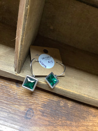 Emerald Green Earrings