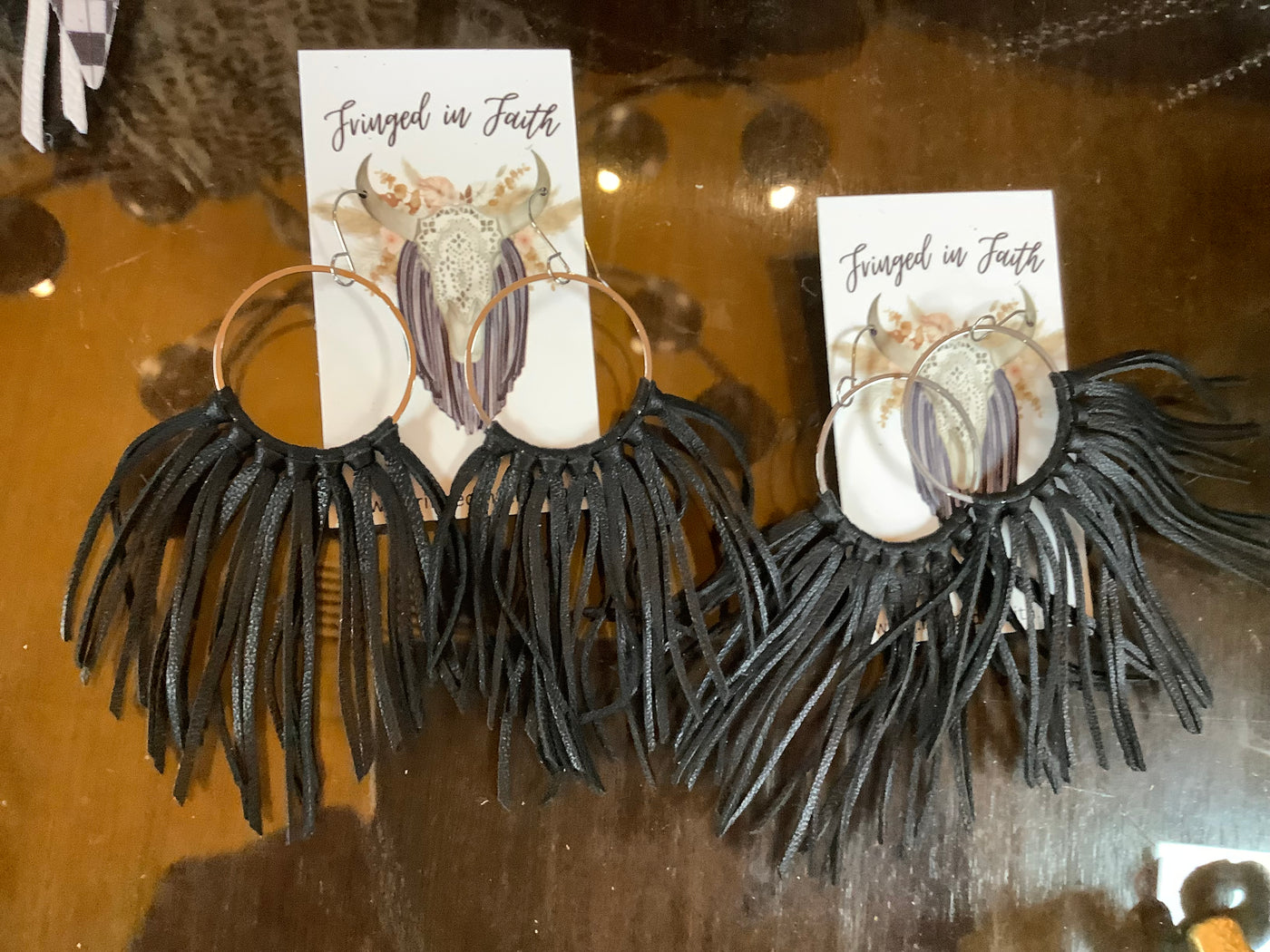 Cascade Fringe Hoops Earrings