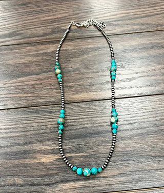 22" Handmade Navajo Gemstone Necklace