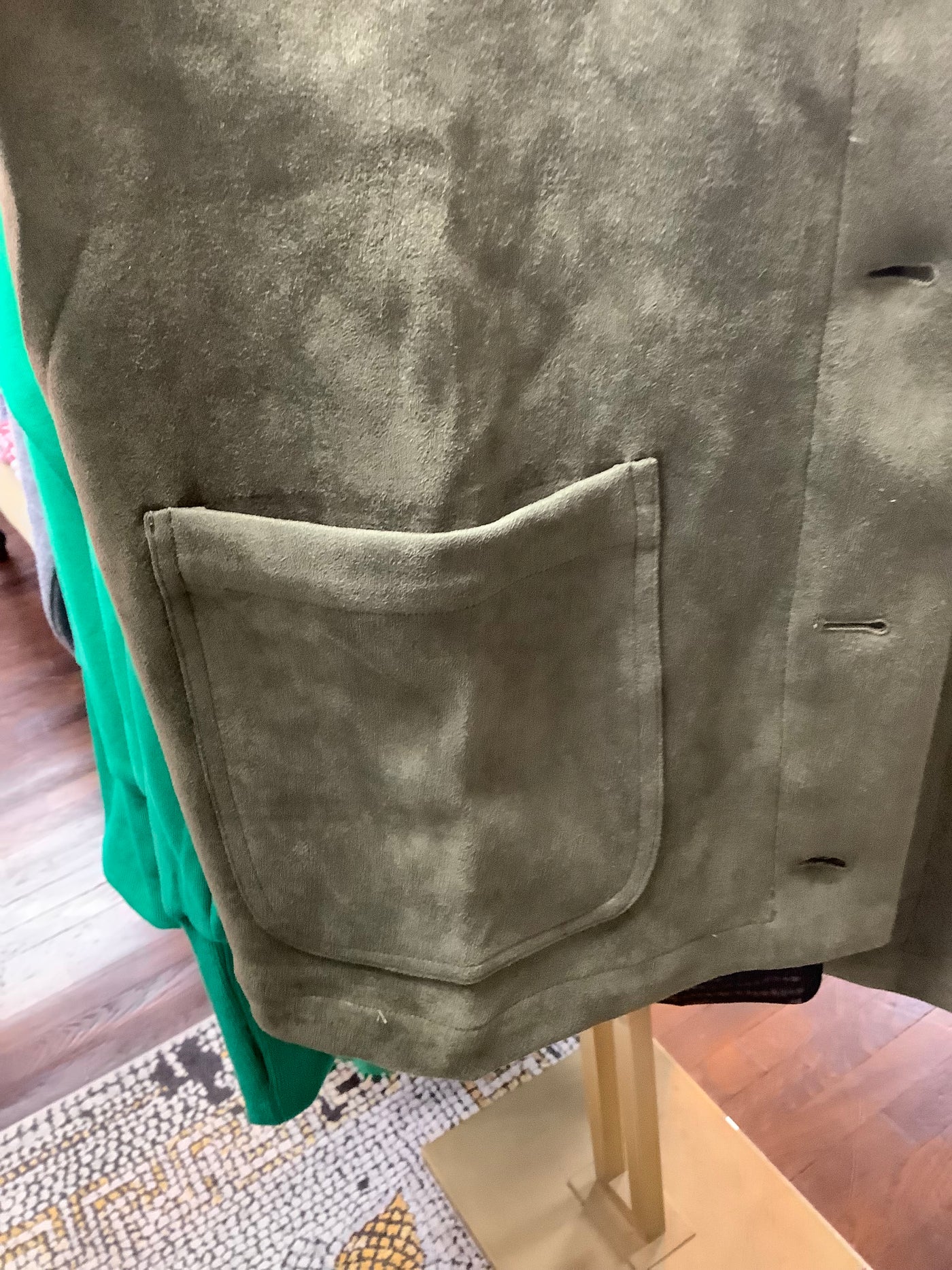 Olive Suede Jacket