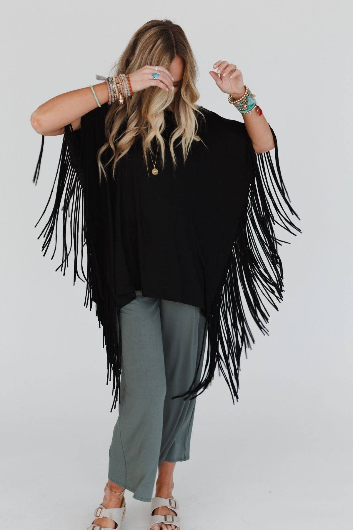 Showstopper Fringe Top