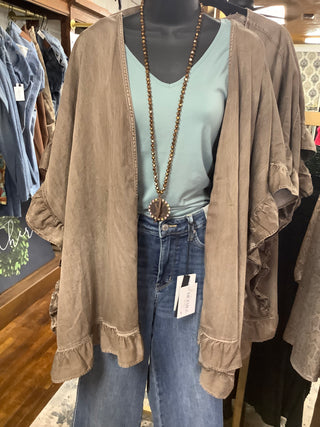 Star Patch Chambray Duster