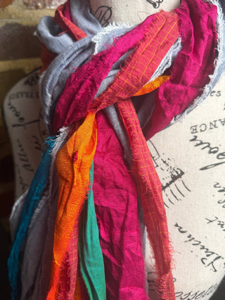 Fringe Scarf ARTIST'S PALETTE