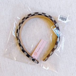 Checkered Glam Headband