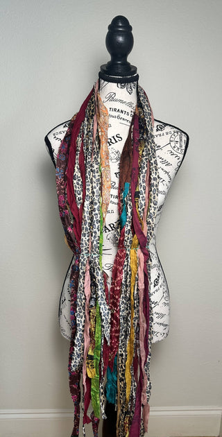 Fringe Scarf Cheetah Re-imagined