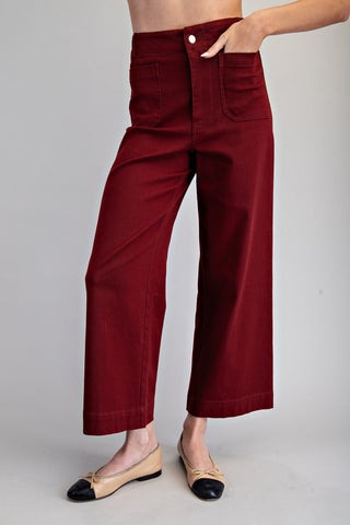 Soft Washed Wide Leg Pants