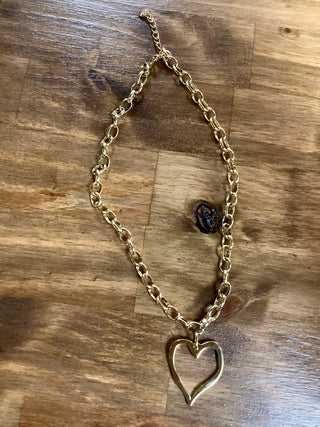Gold Heart Necklace