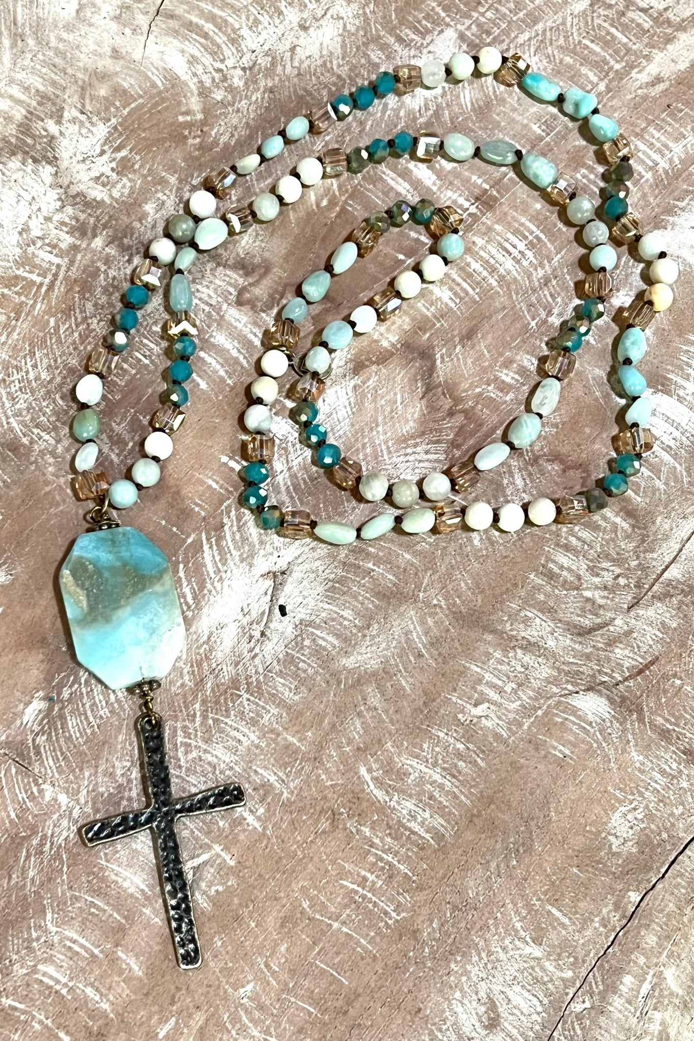 Stephanie Amazonite Necklace