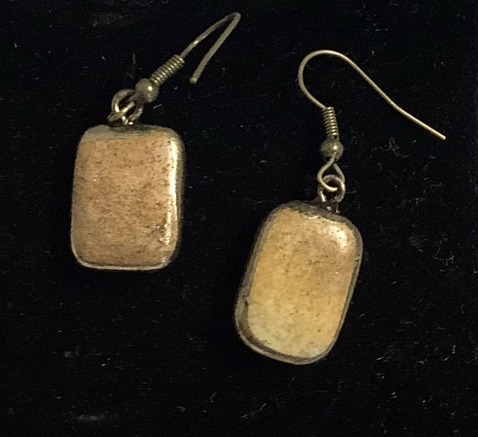 Jasper Bronze Earrings