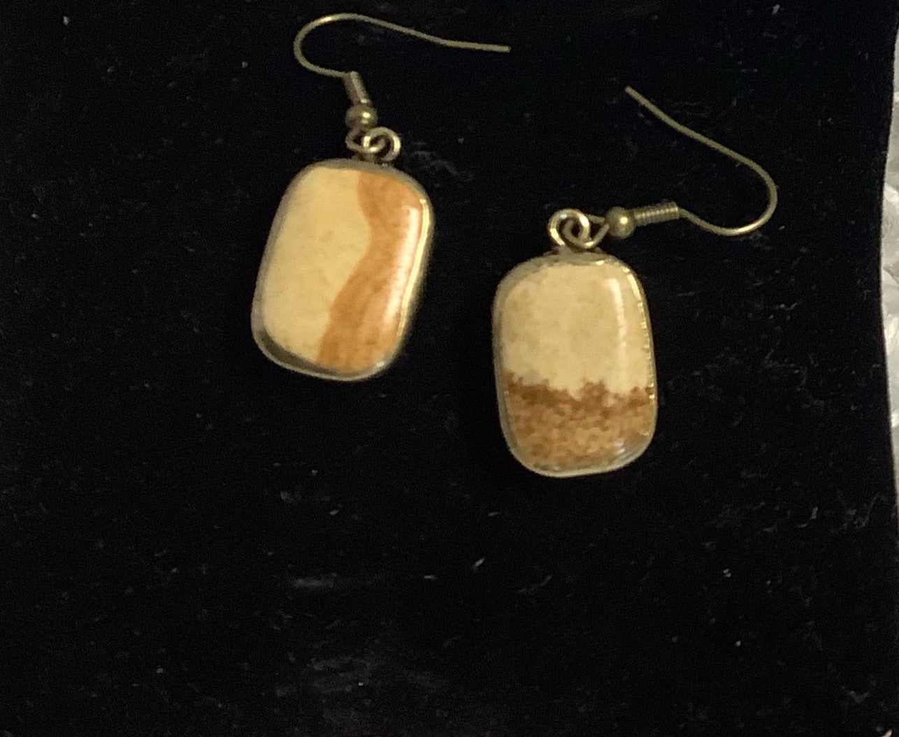 Jasper Bronze Earrings