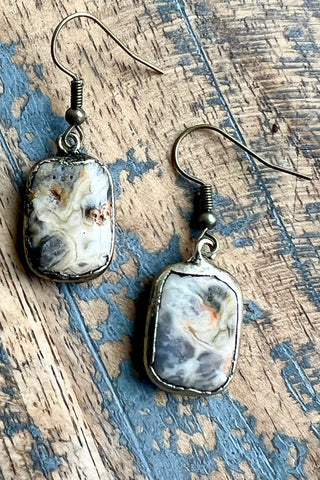 Crazy Agate Earrings