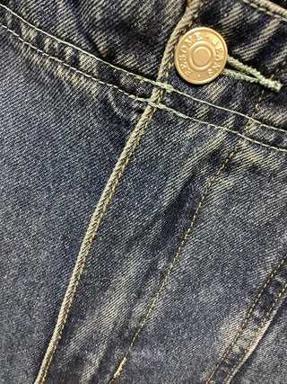 Straight Leg Raw Hem Jeans