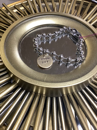 Stainless Steel & Brass Coin Tag Bracelets