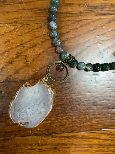 Carly India Agate Necklace
