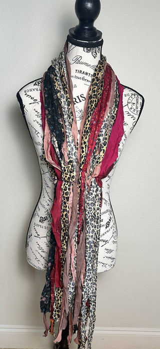 Fringe Scarf Cheetah Re-imagined