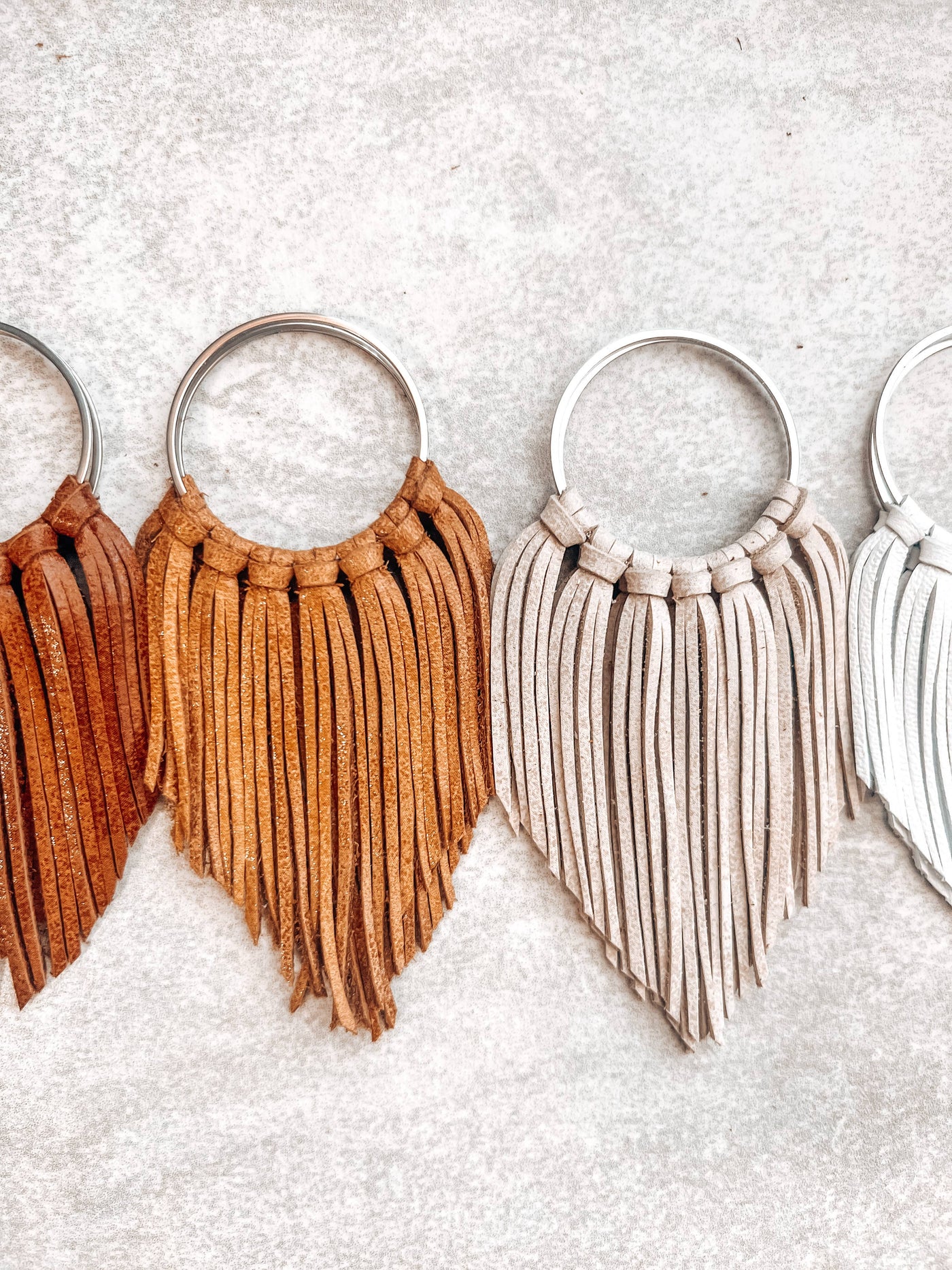 Cascade Fringe Hoops Earrings