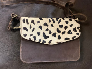 Cowhide Accordion Envelope Purse