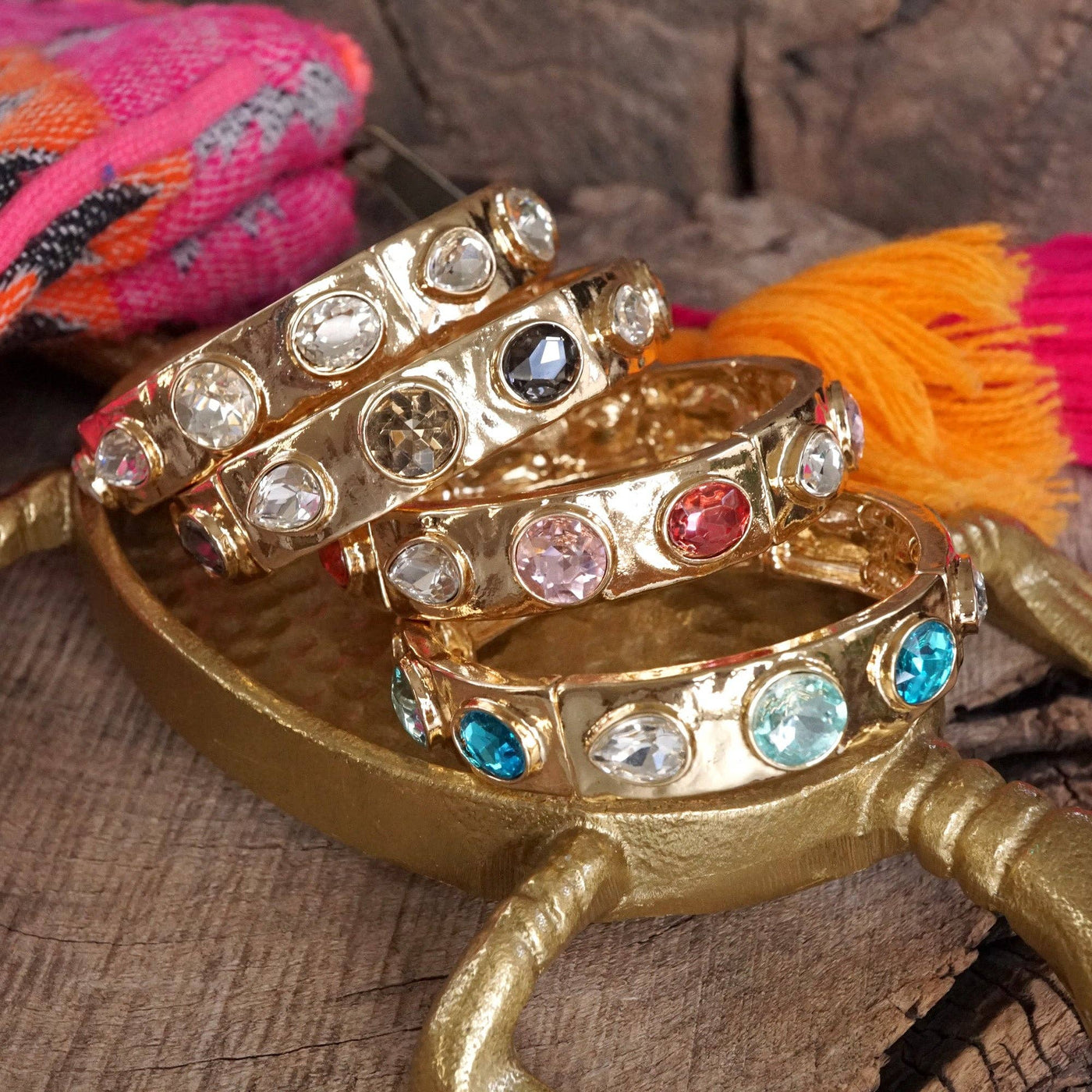 Sparkly Crystal Stretch Bangles