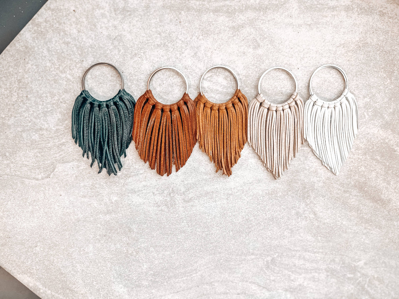 Cascade Fringe Hoops Earrings