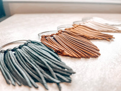 Cascade Fringe Hoops Earrings