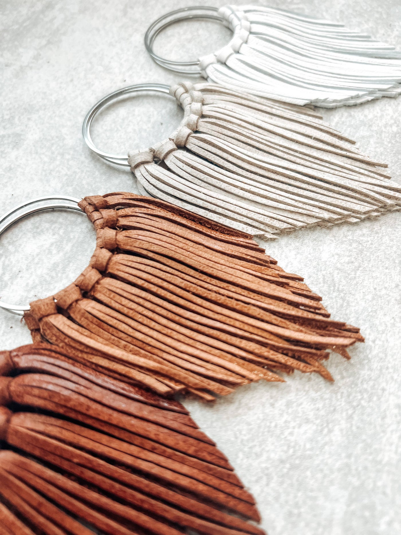 Cascade Fringe Hoops Earrings