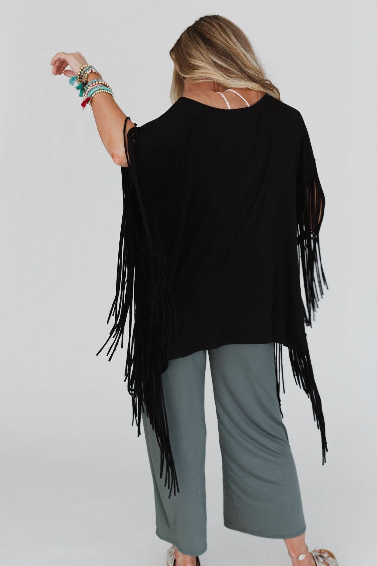 Showstopper Fringe Top