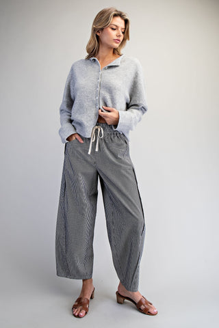 Striped Relaxed Fit Pants