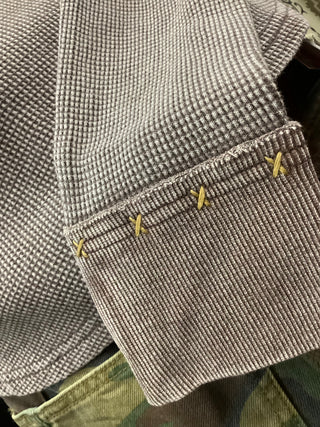 Embroidered Neck Thermal Top