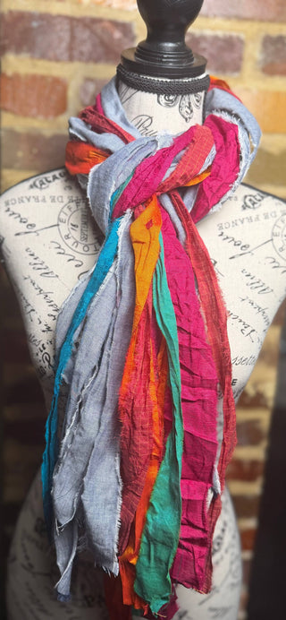 Fringe Scarf ARTIST'S PALETTE