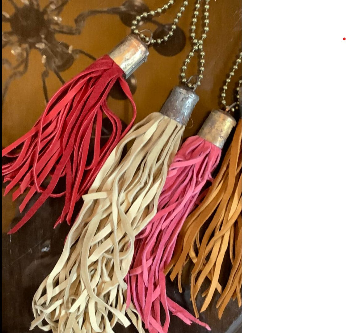 Ball Chain Tassel Neckalce