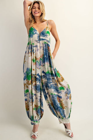 Tie Dye Jumpsuit