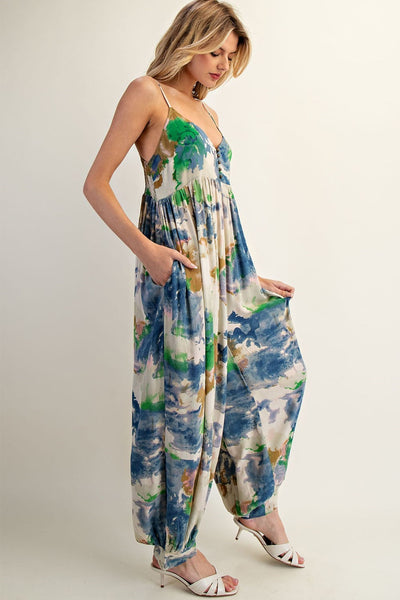 Tie Dye Jumpsuit