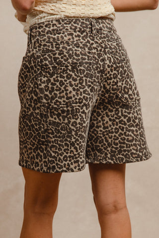 Leopard Print Shorts