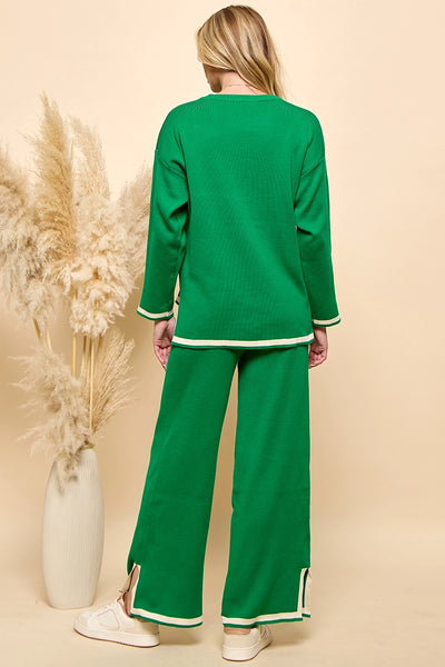 Green Pants Set