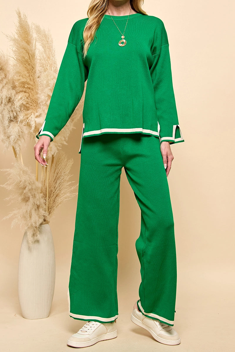 Green Pants Set