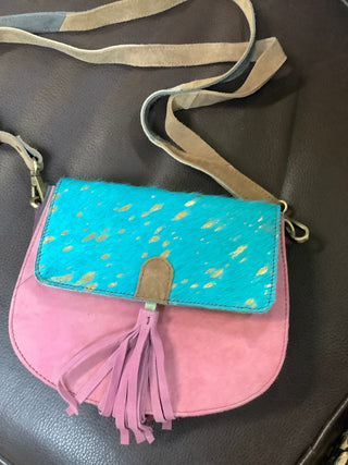 Bright Colored Tasseled Saddle