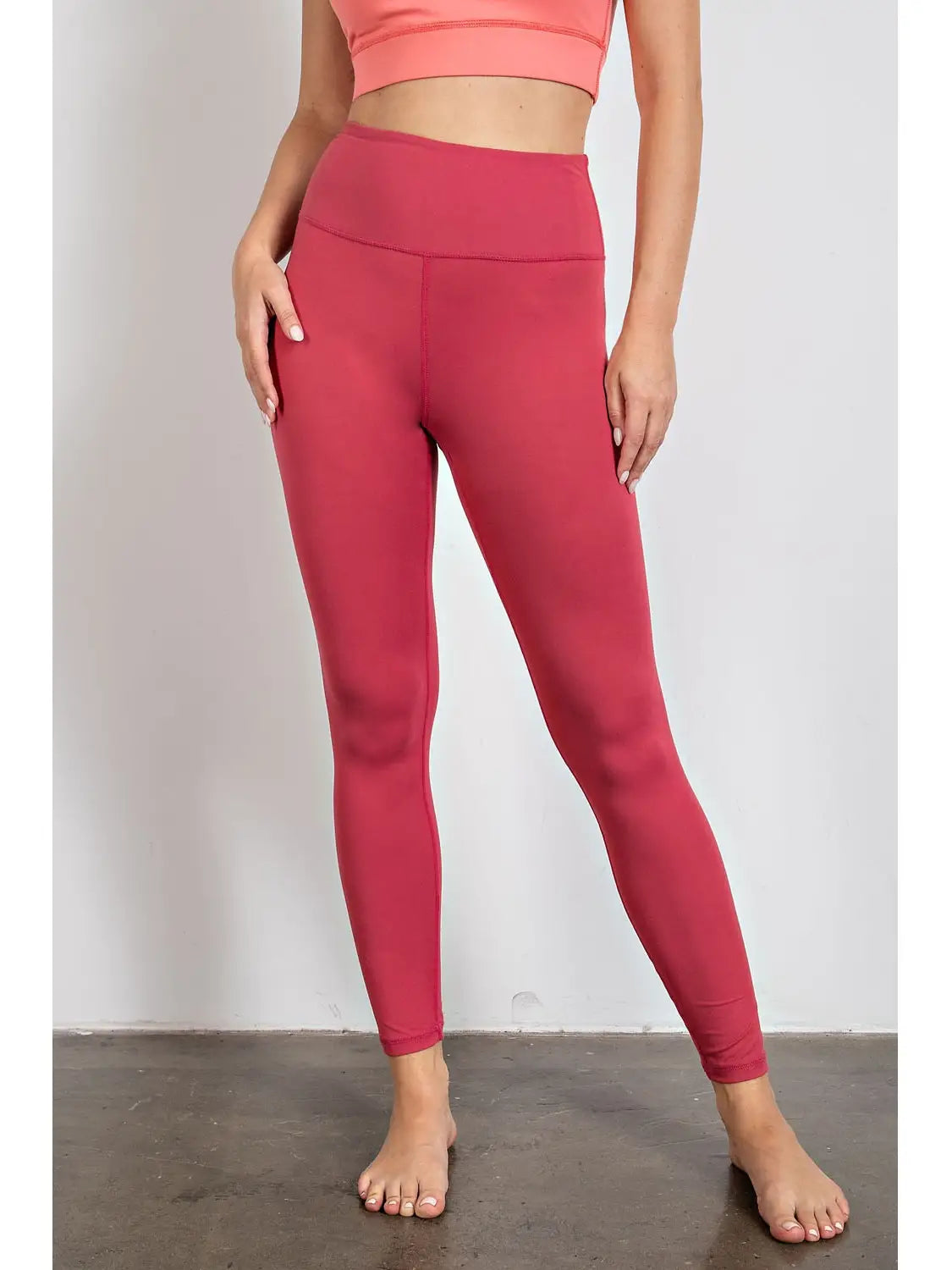 Basic Yoga Leggings with Key Pocket