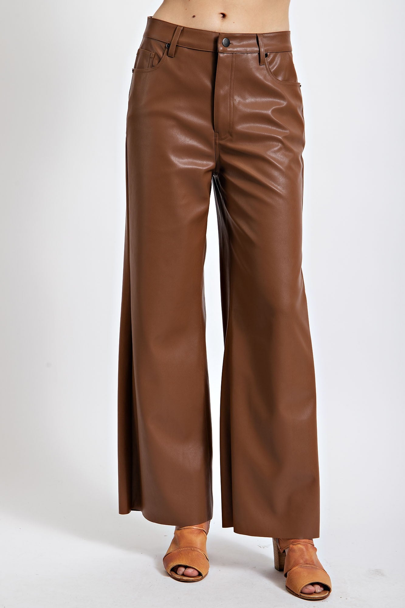 Faux Leather Pants