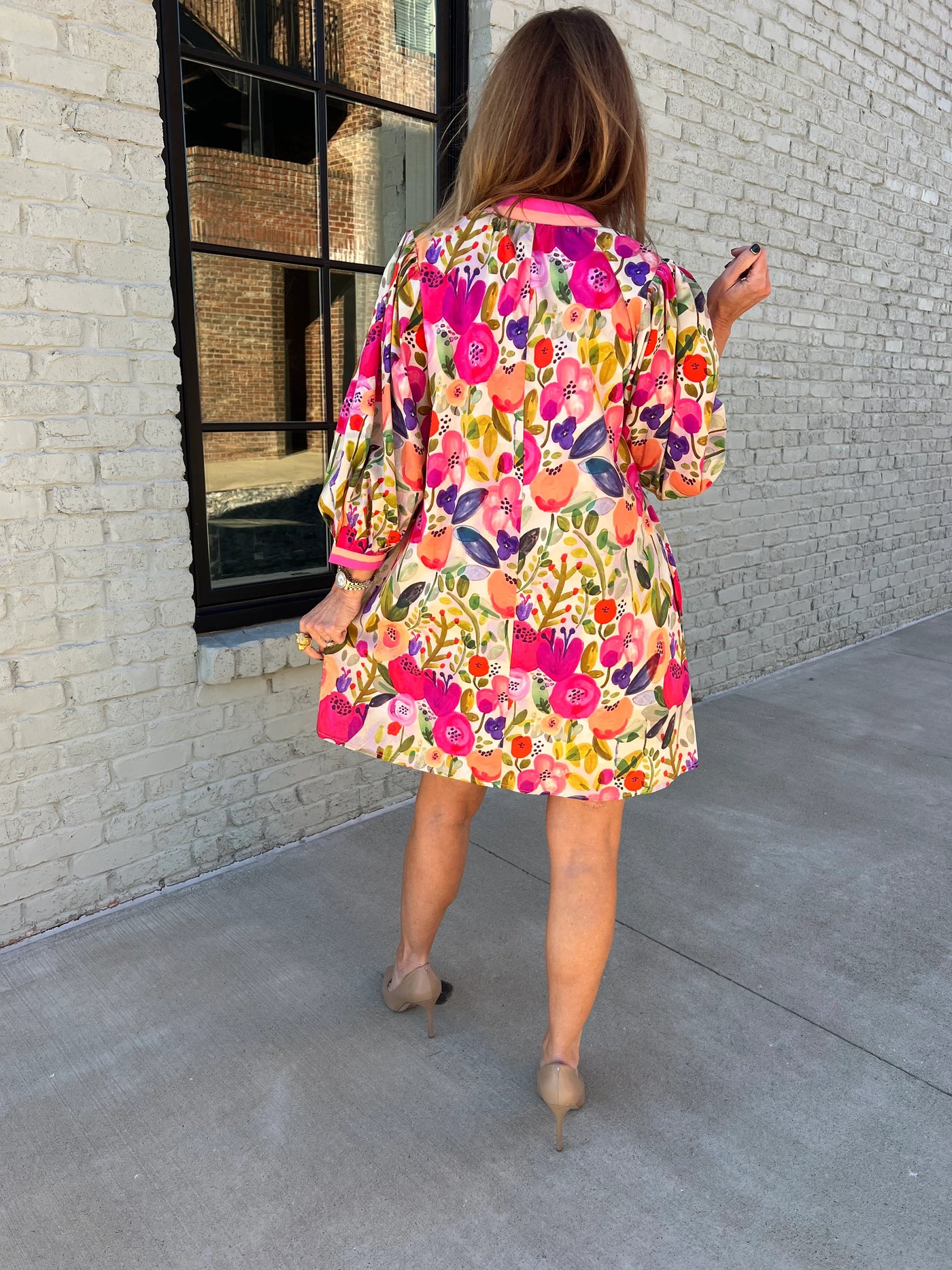 Floral Pink Dress