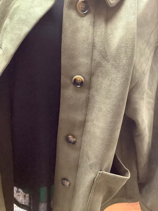Olive Suede Jacket