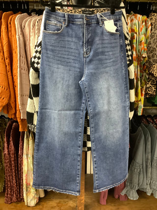 Tummy Control Wide Leg Jeans