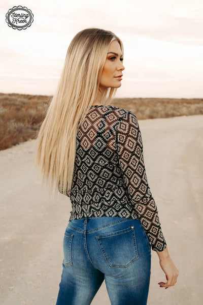 Patterned Mesh Top