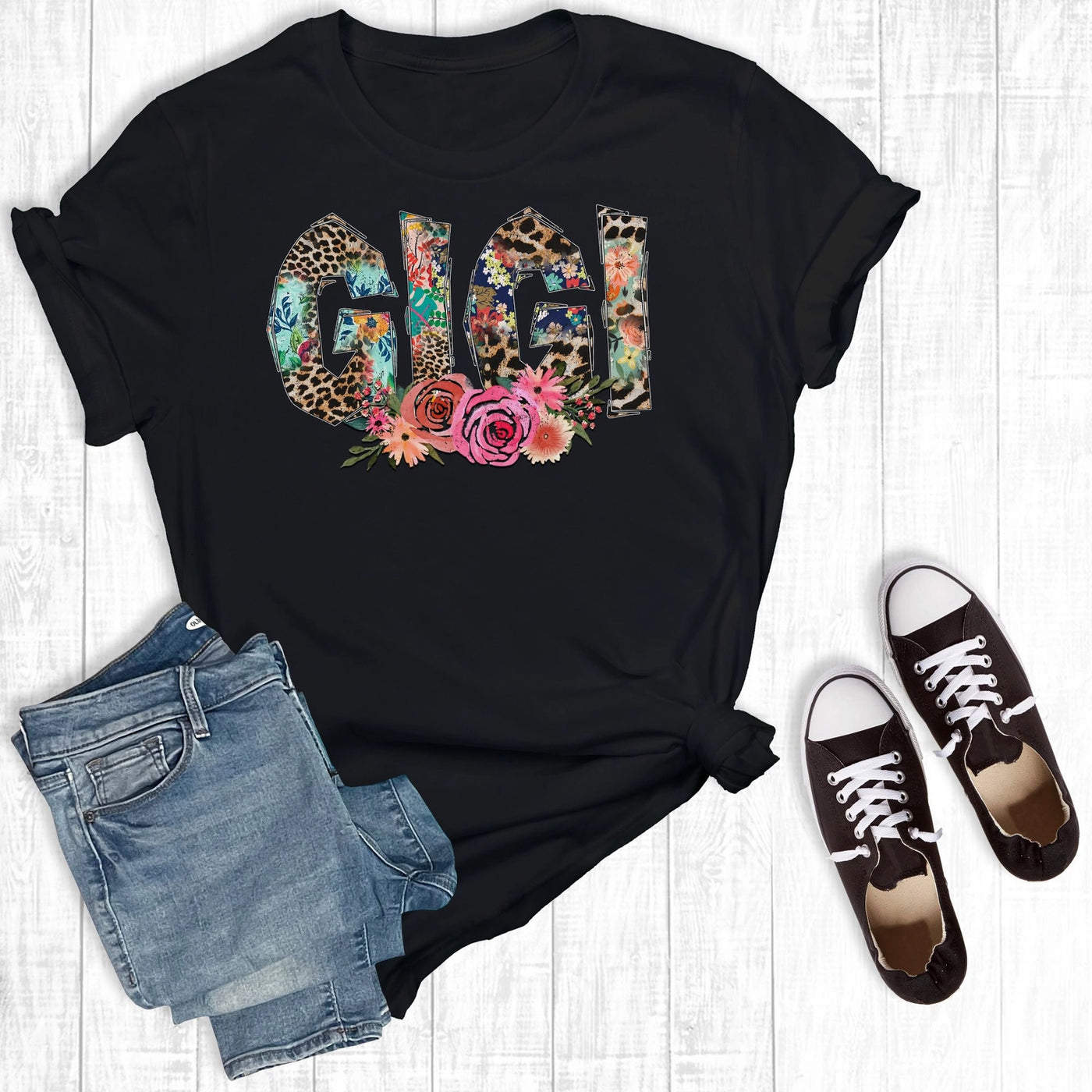 Floral Gigi Tee (size small)