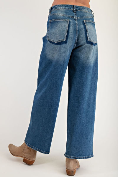 Heart Patch Denim Pants
