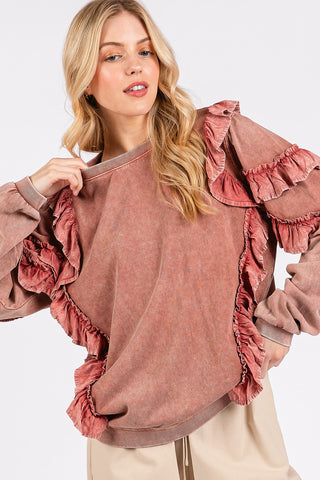 Cotton Ruffle Top
